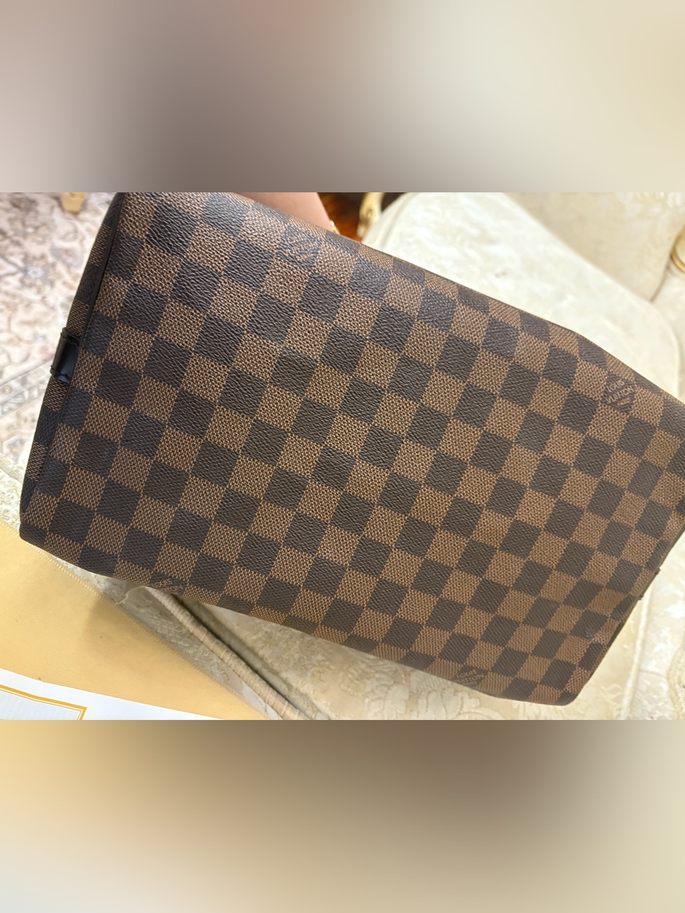 Louis Vuitton Brown Damier Ebene speedy 30 bandouliere - Picture 9 of 11